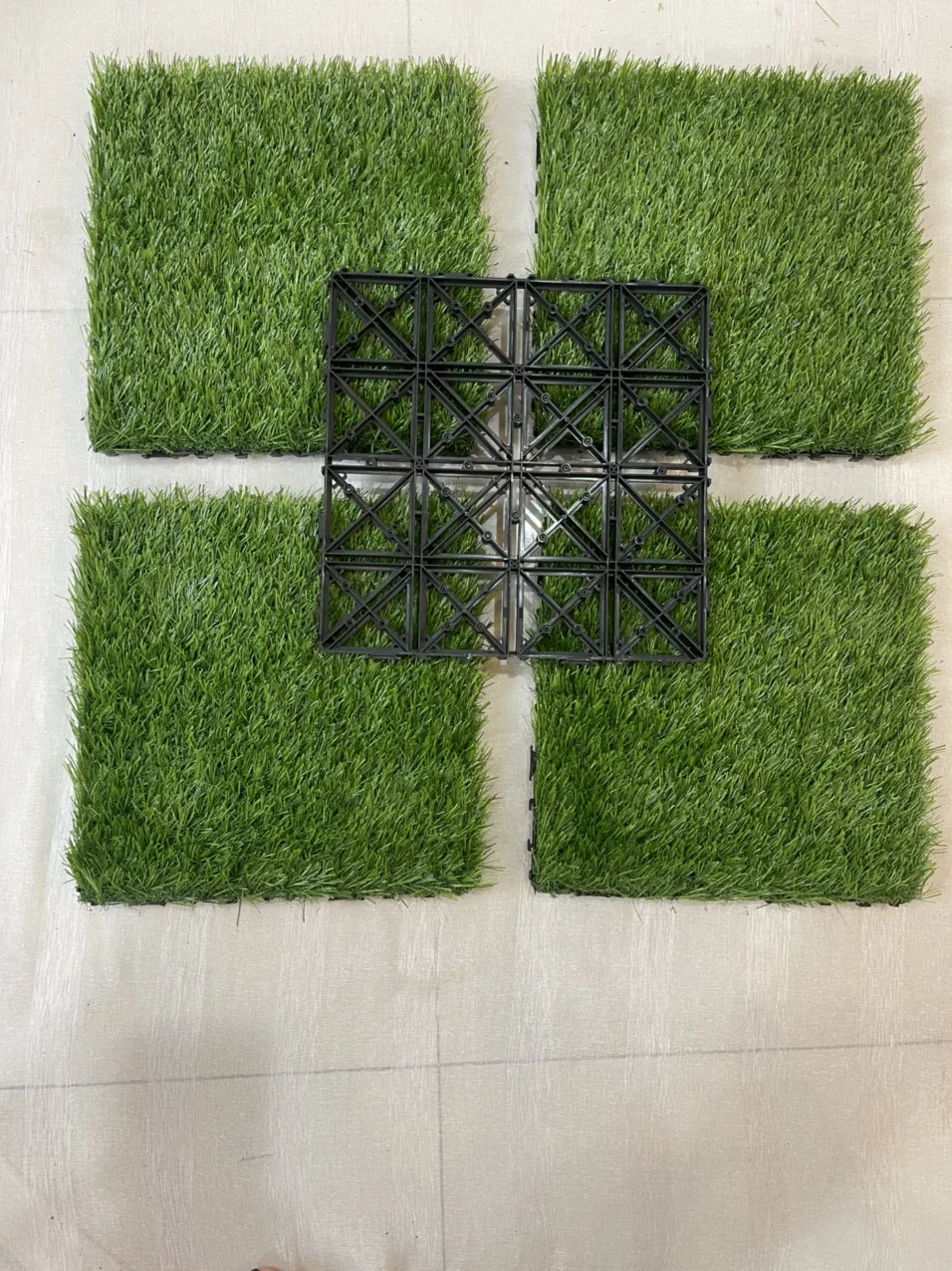 High quality GWV artificial grass tiles for balcony garden decoration garden landscape  tiles reasonable price