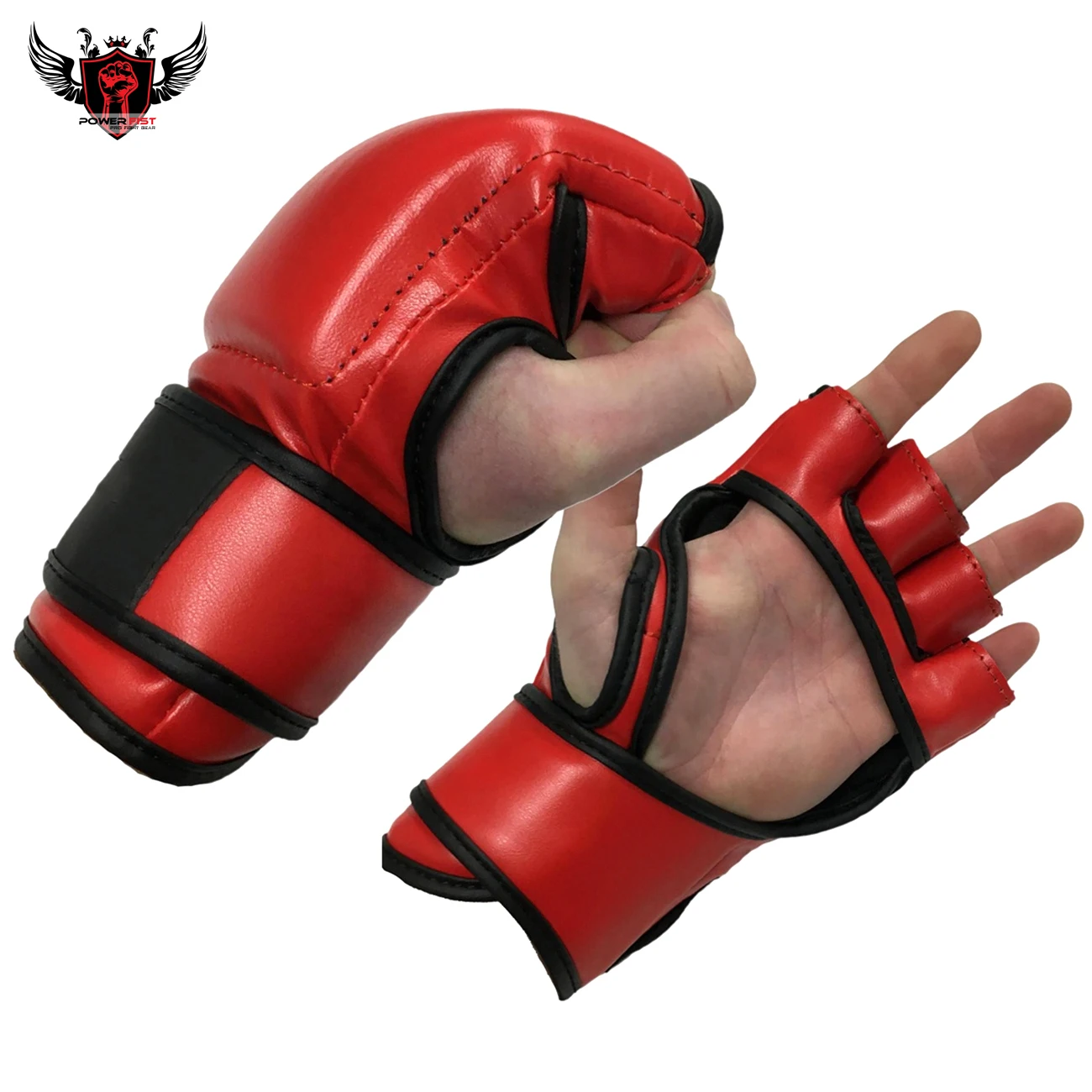 Перчатки Для MMA, новый производитель, высококачественные тренировочные Боксерские перчатки для спарринга, боксерские перчатки с полупальцами