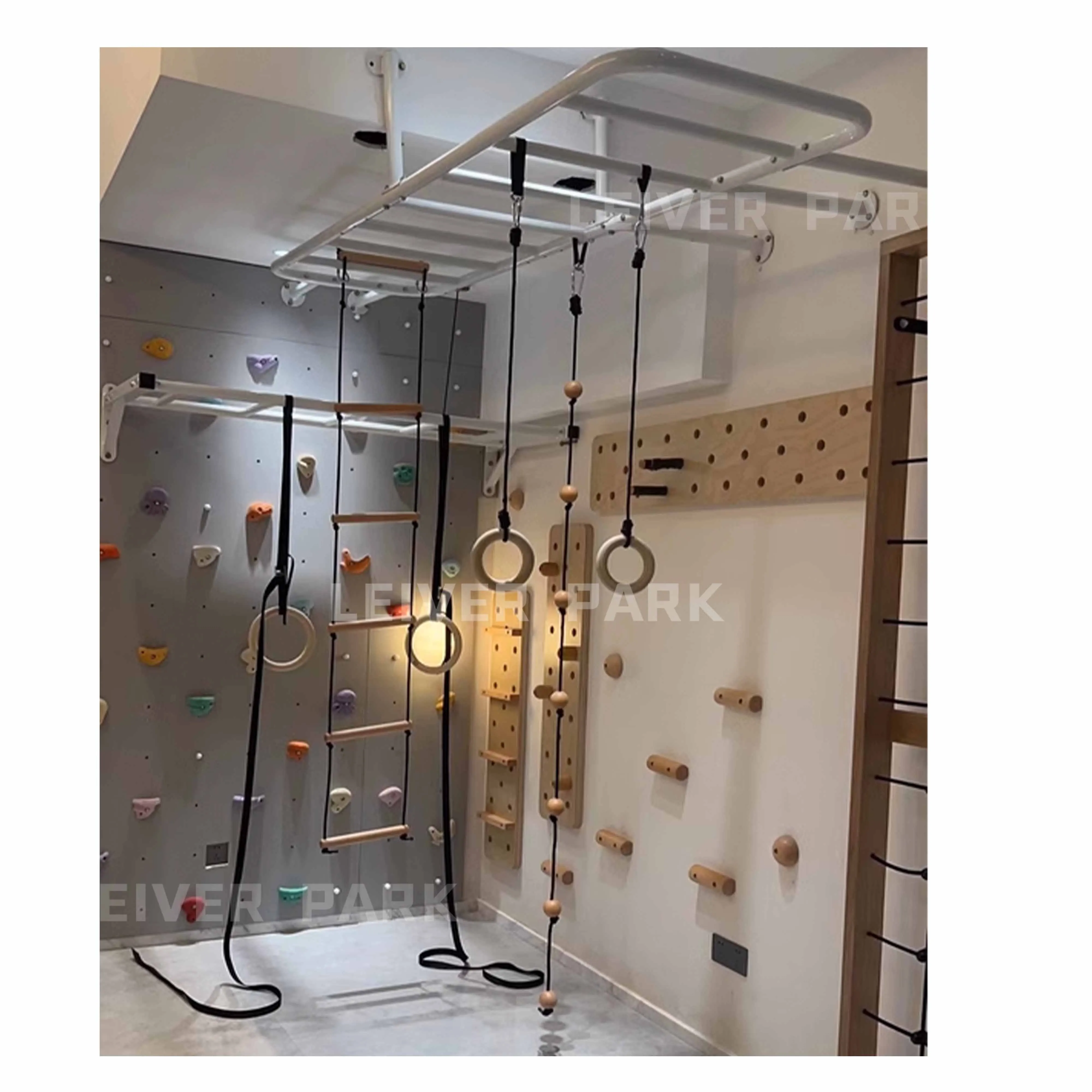 Factory Wholesale 9 in 1 Climbing Wall Kids Indoor Gym Exercise Games Climbing Ladder Wall Climbing Set