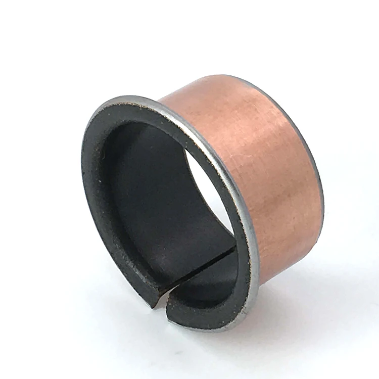 Factory supplier DU bushings PTFE composite bearings oilless flang bushings