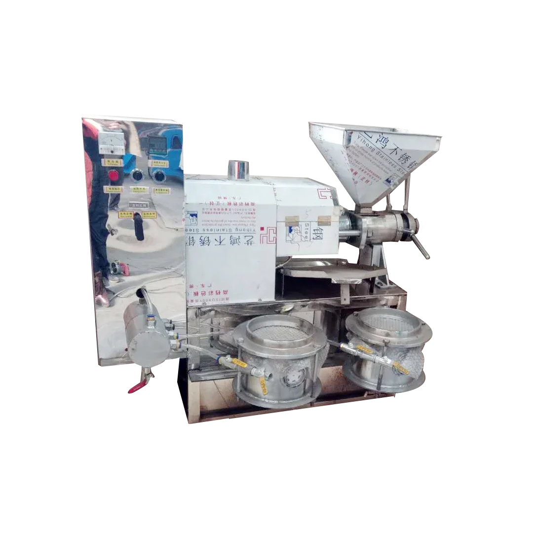 Fully Automatic  Oil Press machine high oil yield equipped with filter adjustable speed and temperature
