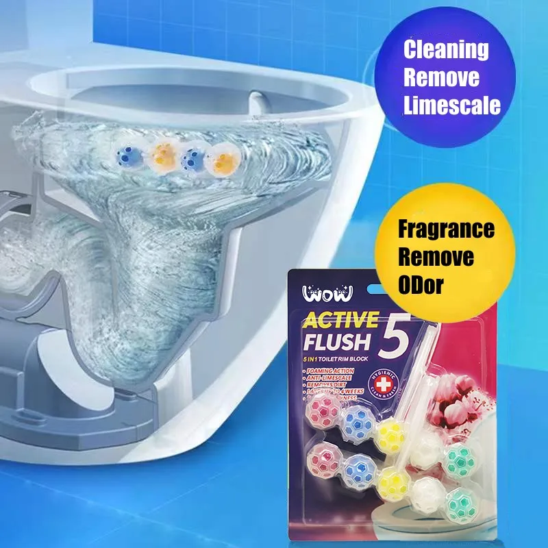 Подвесной очиститель в форме цветка/блок обода/привлекательная Чистка ванной комнате