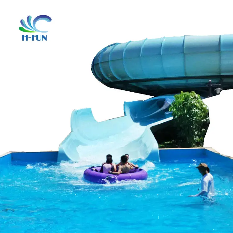 Overlap Heat Bonding 2 Meters Water Slide Raft for 4 adults raft Large Water Slide