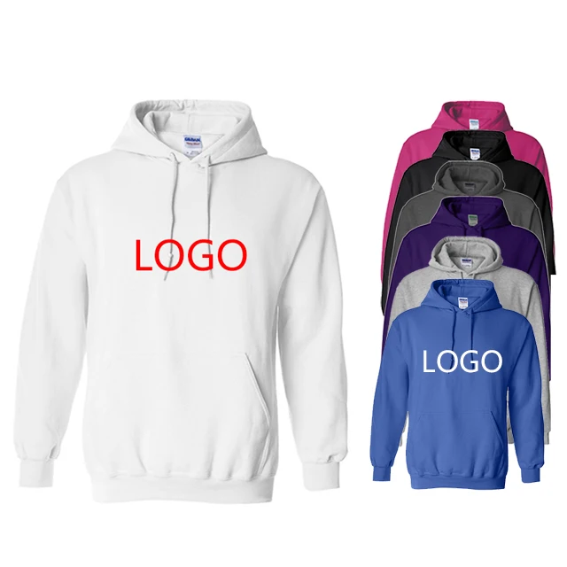 100% Cotton Customized Hoodies Anti-Shrink Breathable Solid Knitted Design Plain Dyed Lined Sustainable Sports Teams Gear Show