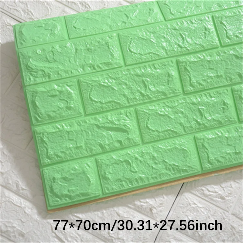 Factory Price PE Foam 3D Brick Design Home Decoration Wall Stickers