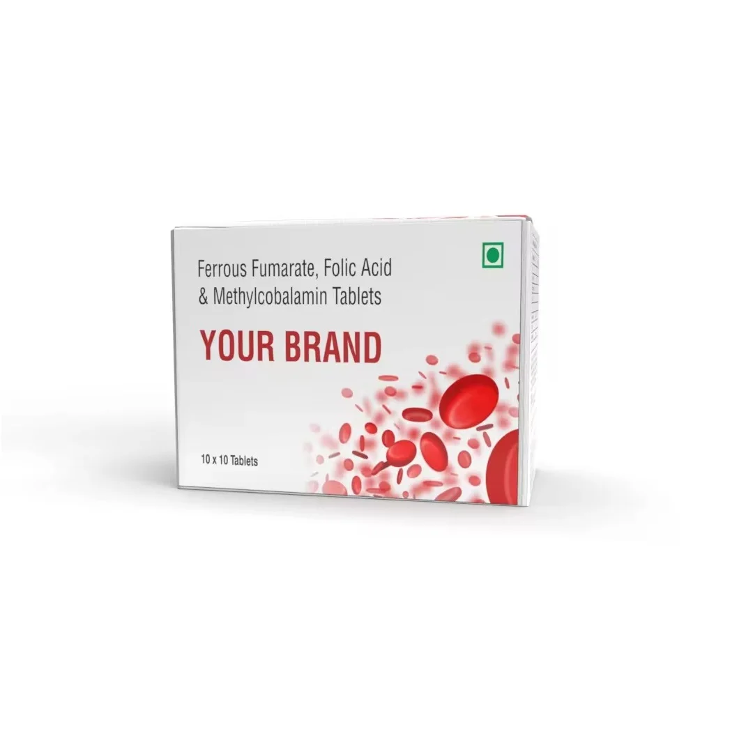 Nutrition Supplement Methylcobalamin Ferrous Fumarate Tablet Treat or Prevent Low Levels of Iron from India