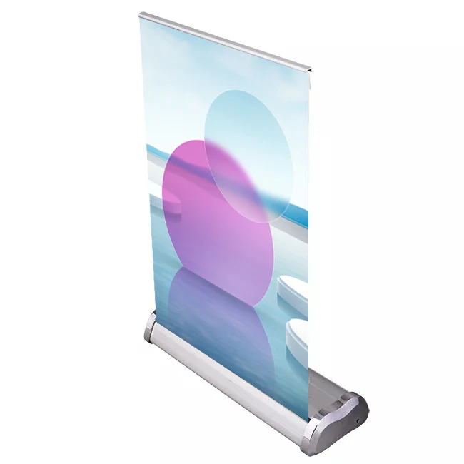 Manufacture Wholesale Foldable Mini Table Roll Up Banner Stand