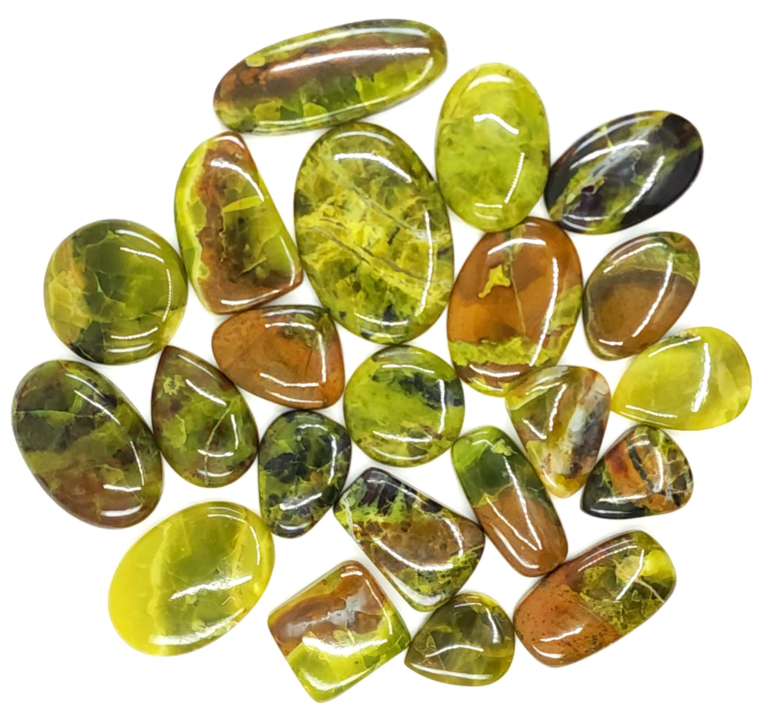 Green Opal Gemstone Cabochon Lot Wholesale Green Opal Gemstone Lot Natural Green Opal Crystal Stone for Ring Pendant Jewelry