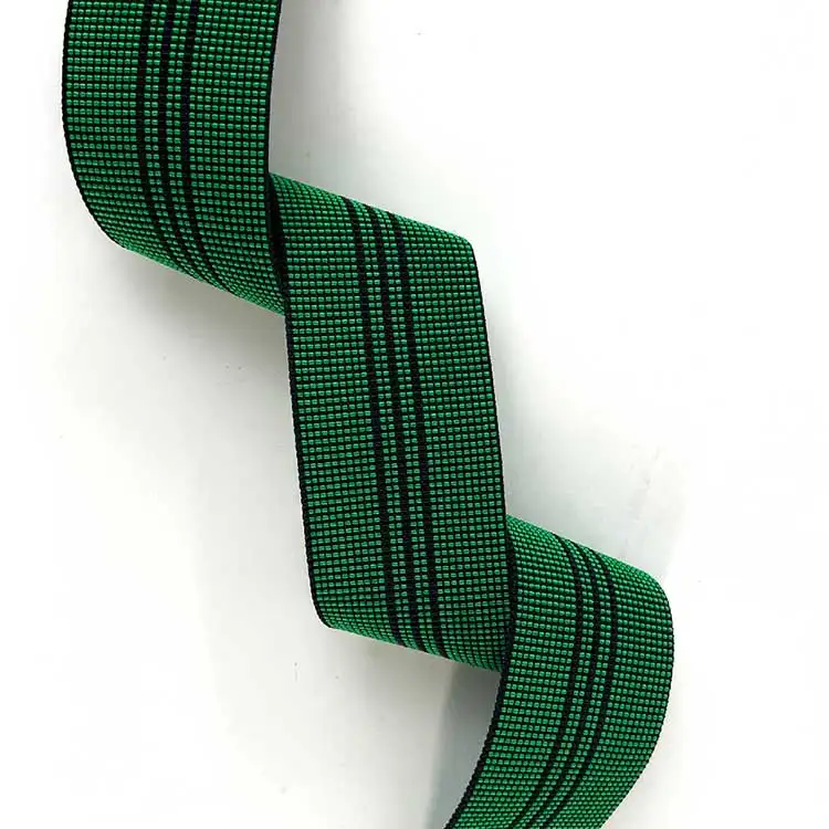 5 CM Green Adjustable Strap Webbing Band  High Elasticity Elastic Band for Sofa