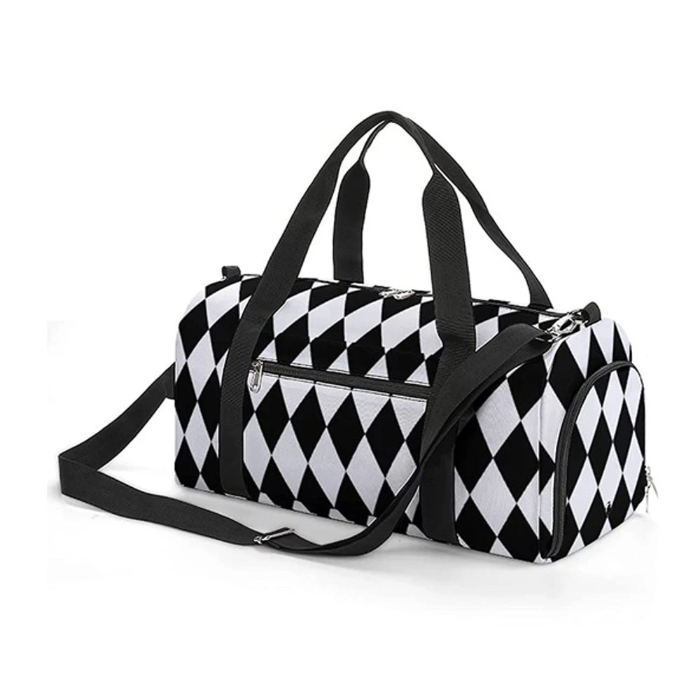 Custom Travel Portable Crossbody Duffle Travel Durable Dry Wet Separated Gym Bag Sport Gym Duff Bag