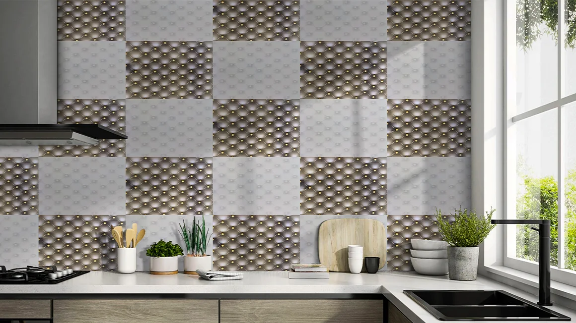 Highlighter Series For Ceramic Body Wall Tiles 30 x 45 cm for Walls Of Bathroom And Kitchen Glossy Matt Surface Finish