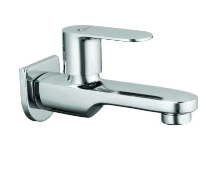 CORSA ALEXA series Wall mount Long Body faucet tap Brass Chrome finish Quarter Turn foam flow for Basin kitchen bathroom use