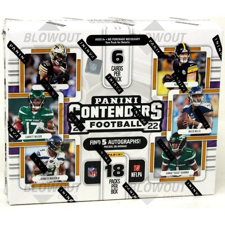 Новые продажи 2022 Panini претендентов на футбольную коробку для хобби