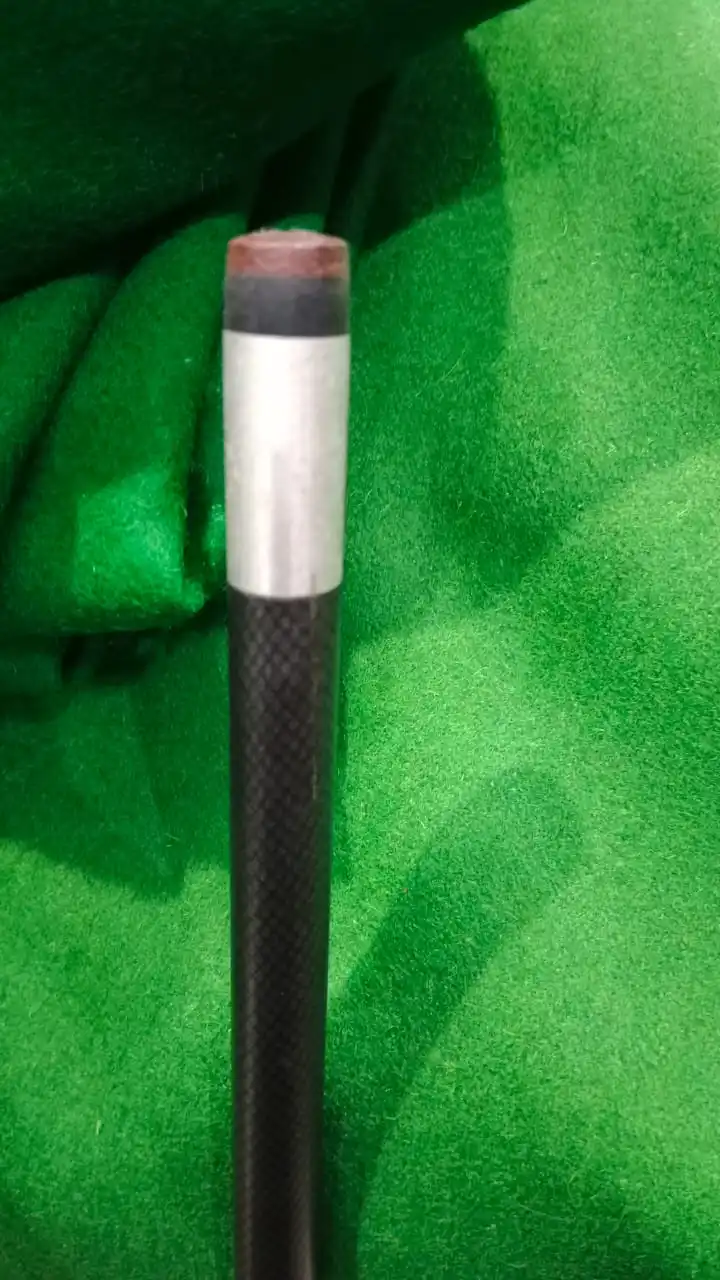 Snooker Billiards Shaft High Modulus Custom Carbon Fiber Black Plain Light Sport Billiard Split Surface Color
