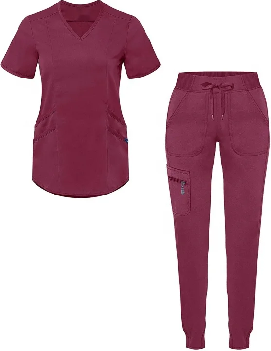 Best Quality Doctors And Nurses Female Scrub Nursing Uniform Sets Medical Scrub Hospital Suit