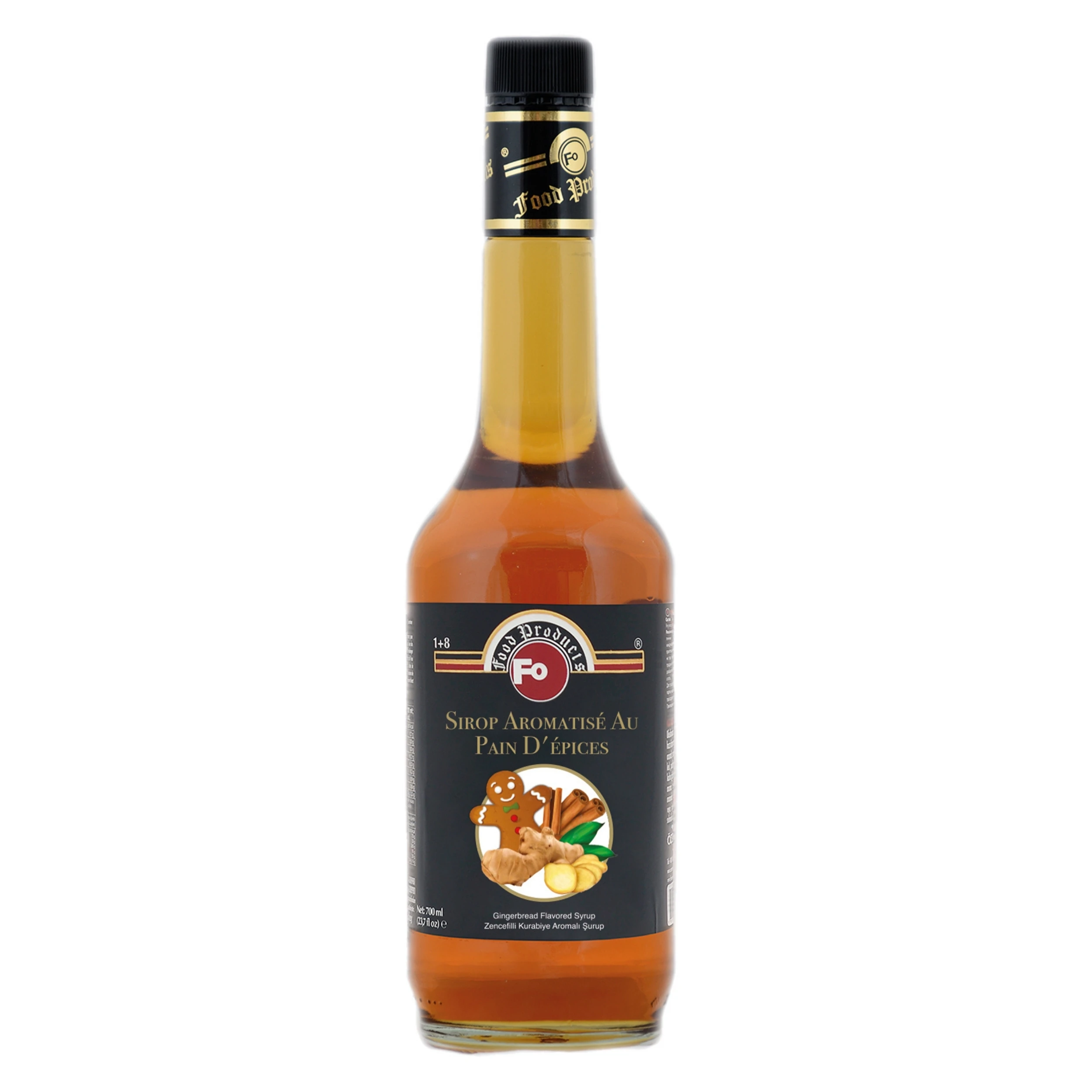 Gingerbread Flavored Syrup 700 ml Gingerbread Flavor Cocktail Syrup Wholesale for Hotel Restaurant Cafe Made in Turkey Premium