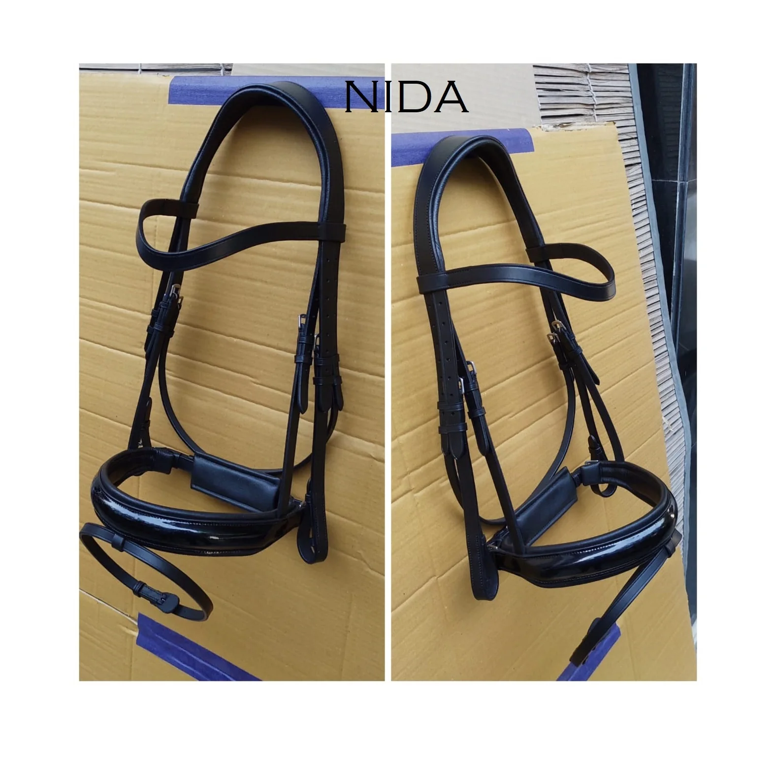 Equestrian High Quality Leather Horse English Bridle . horse