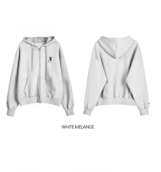Unisex Av Oversized Zip-Up - 4col Black/Grey/Ivory/White Melange S/M/L/XL Trending Products 2024 New Arrivals Wholesale Clothes