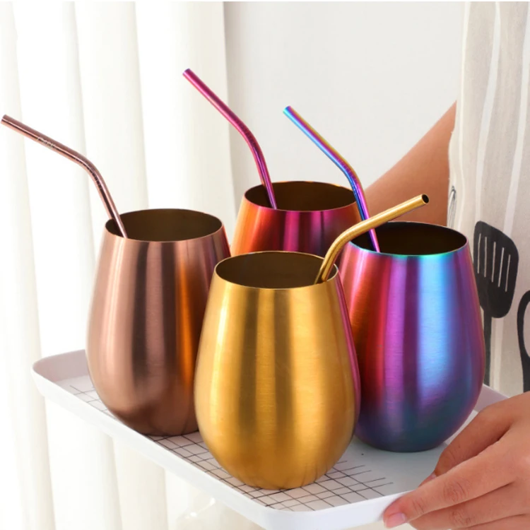 Buy 18oz Wide Mouth Stainless Steel Vacuum Travel Coffee Mug Cups Cheapest Prices Double Wall Insulated Glitter Wine Tumbler