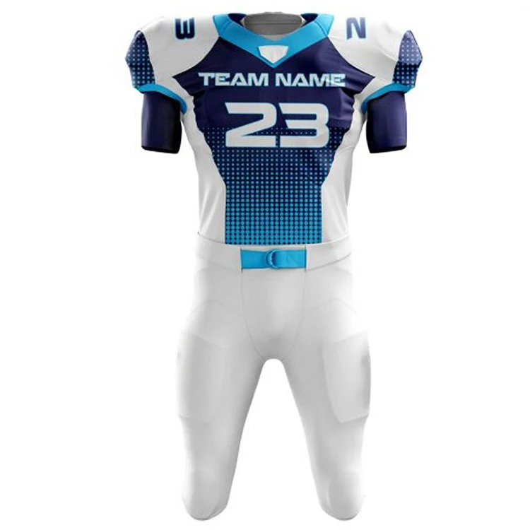 Custom Mesh American Football Uniform American Football Over Sized Jersey Sublimation American Football Uniform