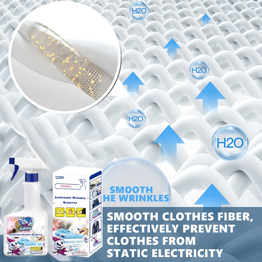 Hair Static Remover Winter Anti Static Spray Reduce Static On Clothes Anti Wrinkle Car Static Remover