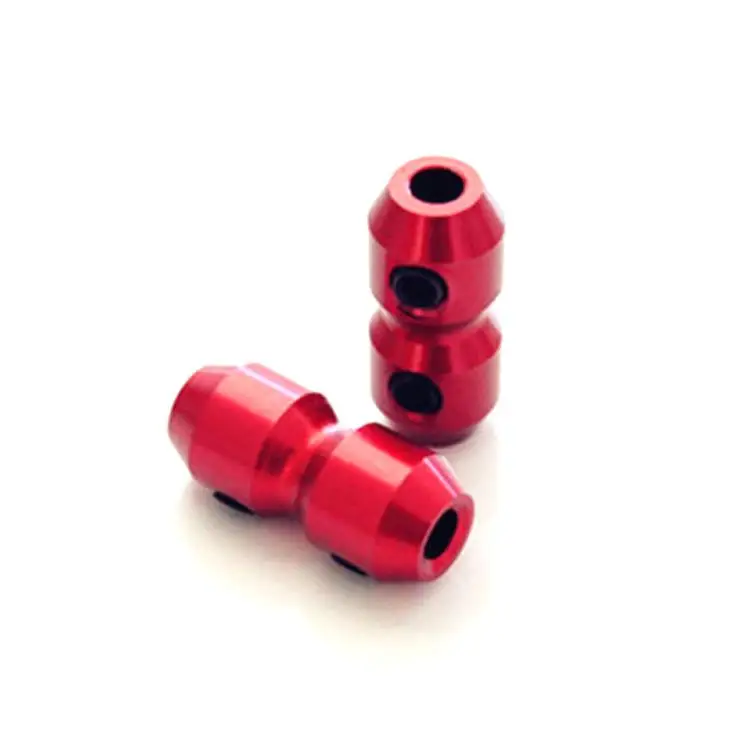 Custom Manufacture Anodized aluminum go kart racing parts brake throttle cable clamp