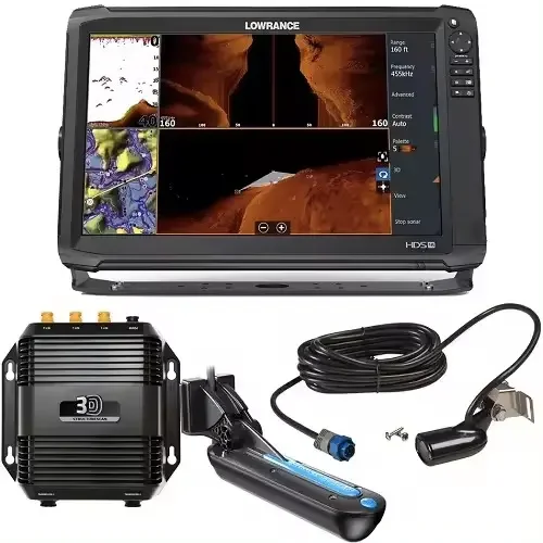 Lowrance HDS16 Portable Carbon Structure Scan 3D Fish Finder New Release Battery Operated Wireless Range 100m