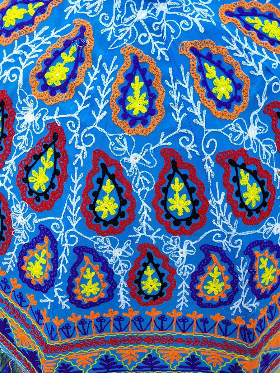 Indian handmade embroidered garden umbrella -INDIAN PARASOLS