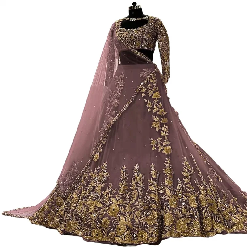 Hot Selling Indian Pakistani Embroidery Party Wear Lahenga Choli For Women Fashion 2023 wedding wear girls india collection