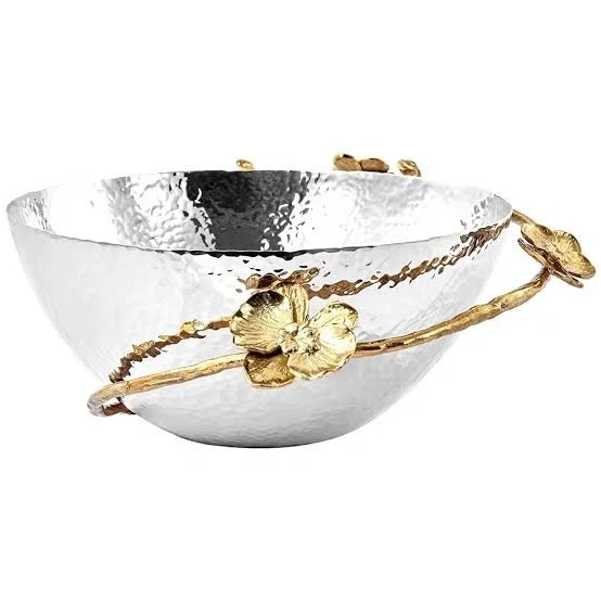 HANDICRAFT DECORATIVE BRASS METAL BOWL WITH ENAMEL AND ENGRAVED FINISHED LUXURY DECORATIVE BOWL