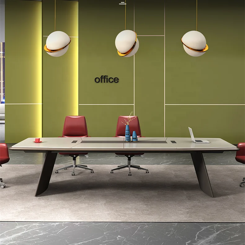 China factory price high quality modern boardroom table conference room long desk table