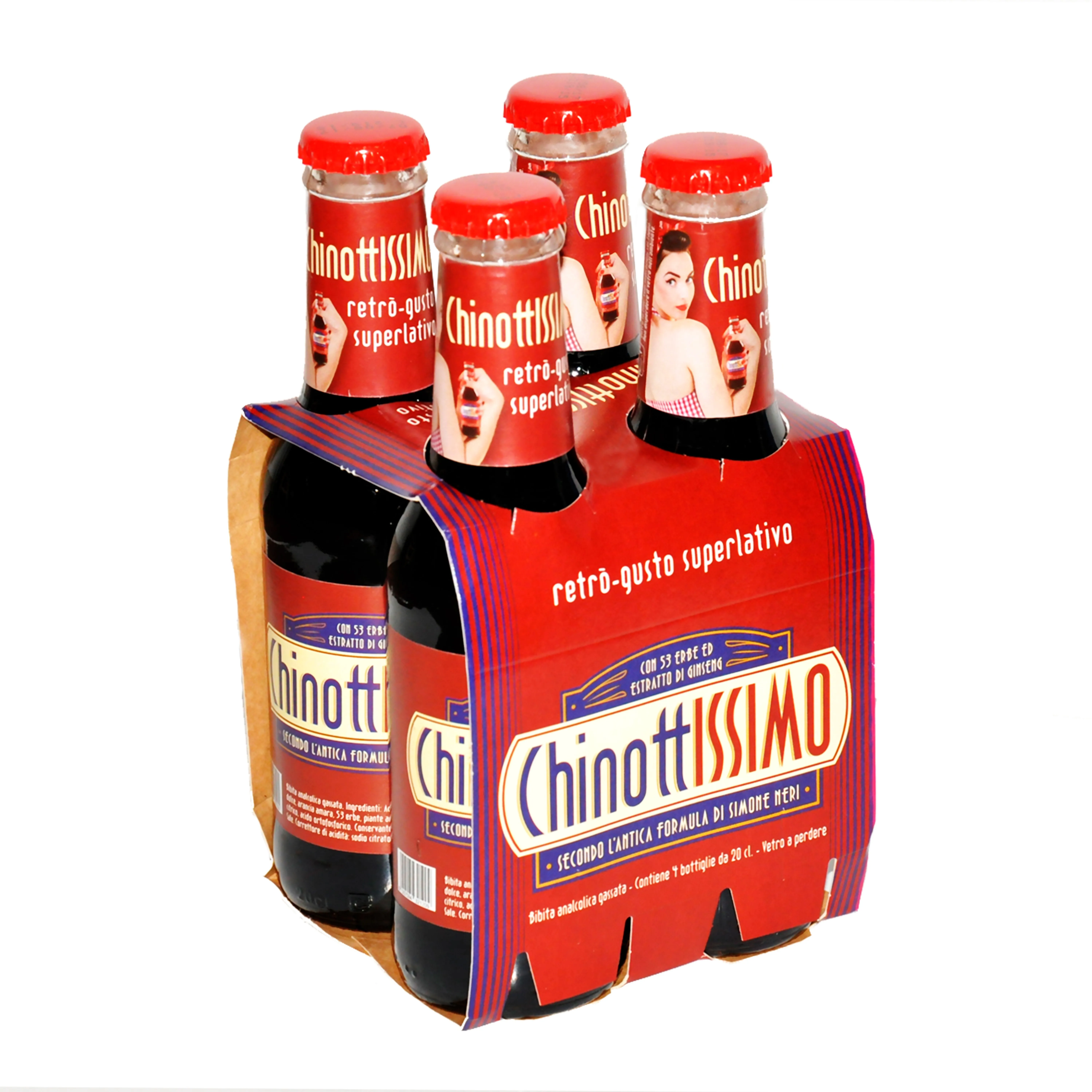 Italy healthy products CHINOTTISSIMO CLUSTER X 4 200ml orange herbal drink glasses wholesale soft drinks other beverage