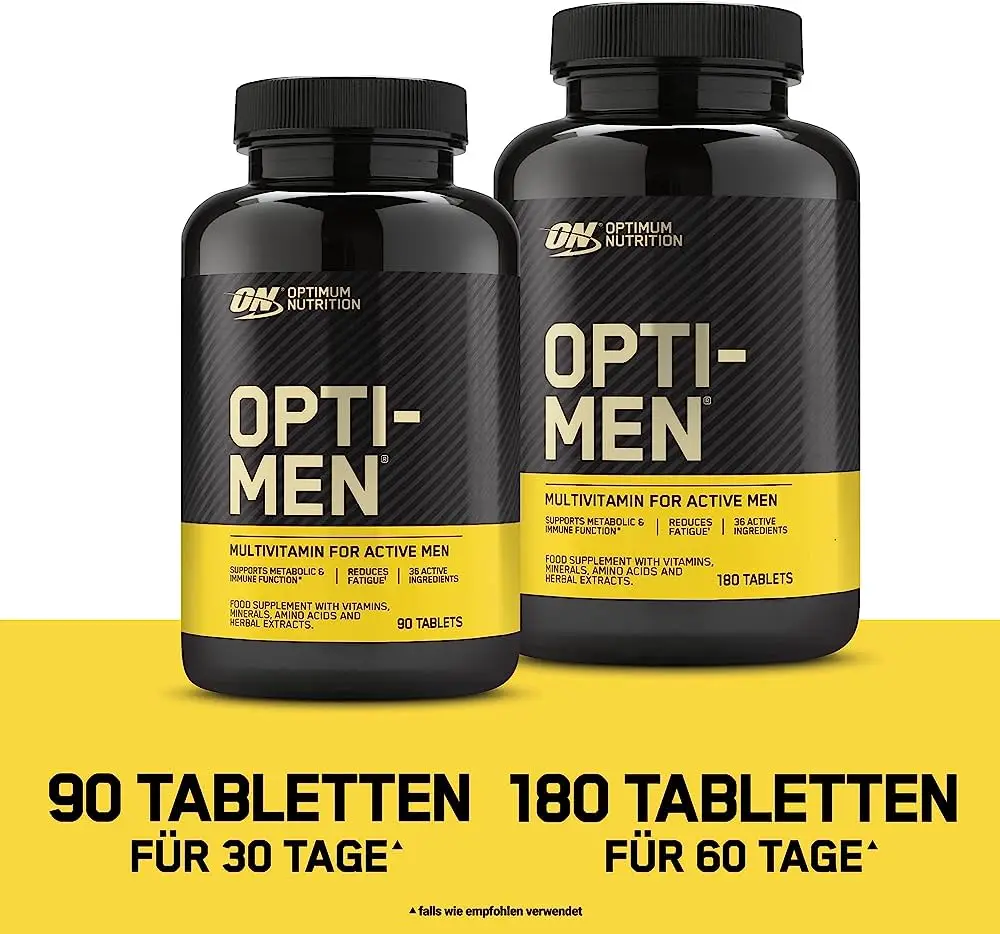 OPTIMUM NUTRITION OPTI-MEN (GB) 90TABLETS  Premium Whey Protein 2280g from UK Max Body USN Weight Fat Shelf Raw Origin Type Life