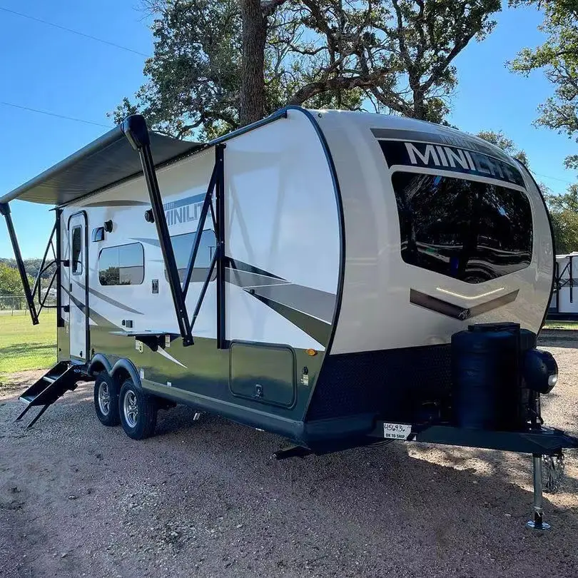 Camp Trailer Mini Teardrop Mini Caravan Travel Camper Camping Trailers With Shower for Sale to Europe