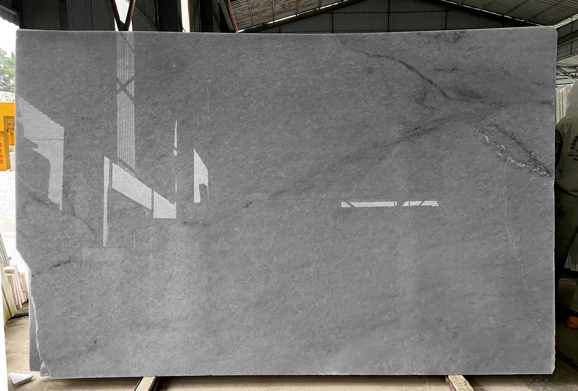 Grey Floor And Wall Big Size Grey Marble Slab 1000x1600x19mm Tiles for Landscape construction gardening decor