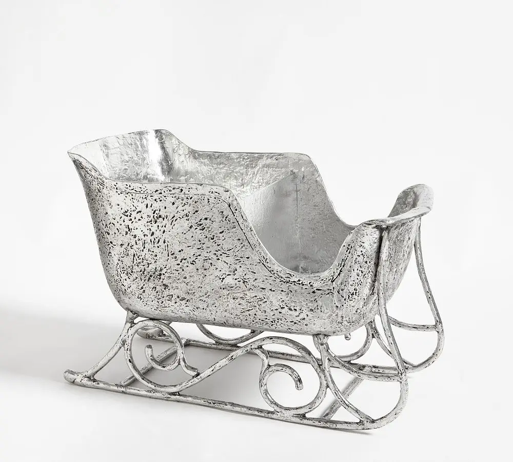 Santa Sleigh Ice Bucket Wine Cooler A Perfect Must Have Barware Collection Piece Holds Plenty Of Drinks For All Your Guests