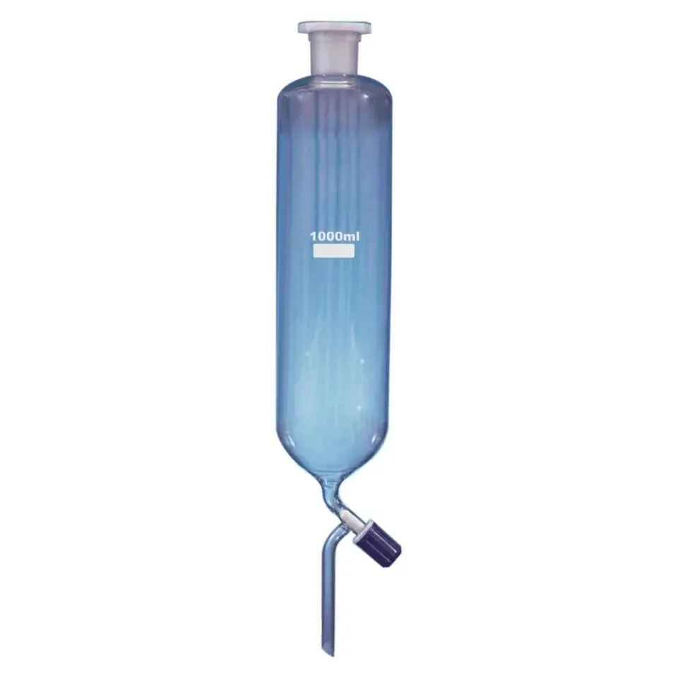 Dropping Funnel Plain widely used in laboratories for the controlled drop-wise transfer of fluids and cylindrical in shape.