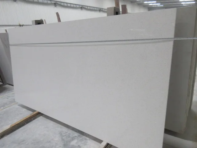 Wholesale Customized Best selling Starlight White engineered Quartz bathroom vanity Countertop for Home