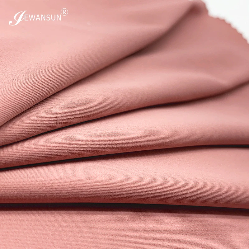 40Ddouble-faced Nylon fabric elastic fabric 75Nylon 25spandexNylon spandex High elastic lulu Nylon spandexknitted yoga fabric