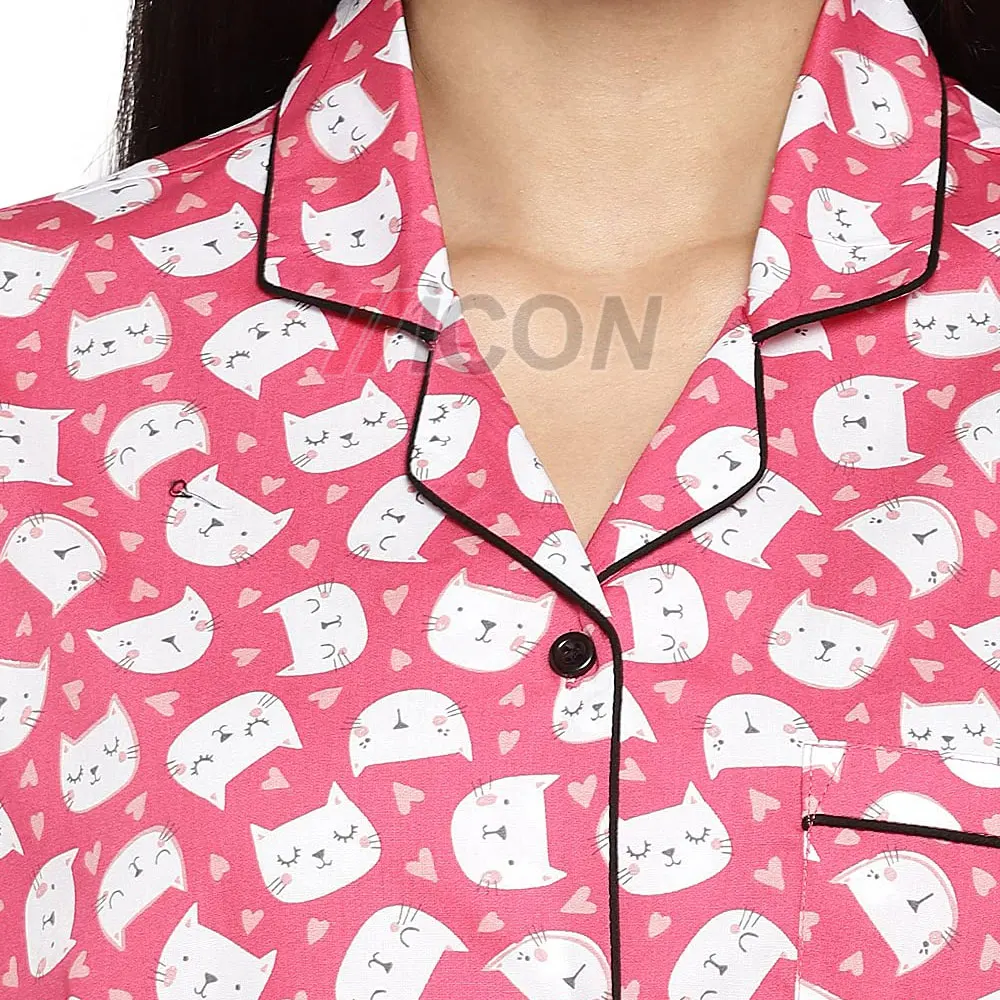 Women Casual Night Dress Home wear Women Sleepwear Hot Sale Factory Price Women Pajamas Set