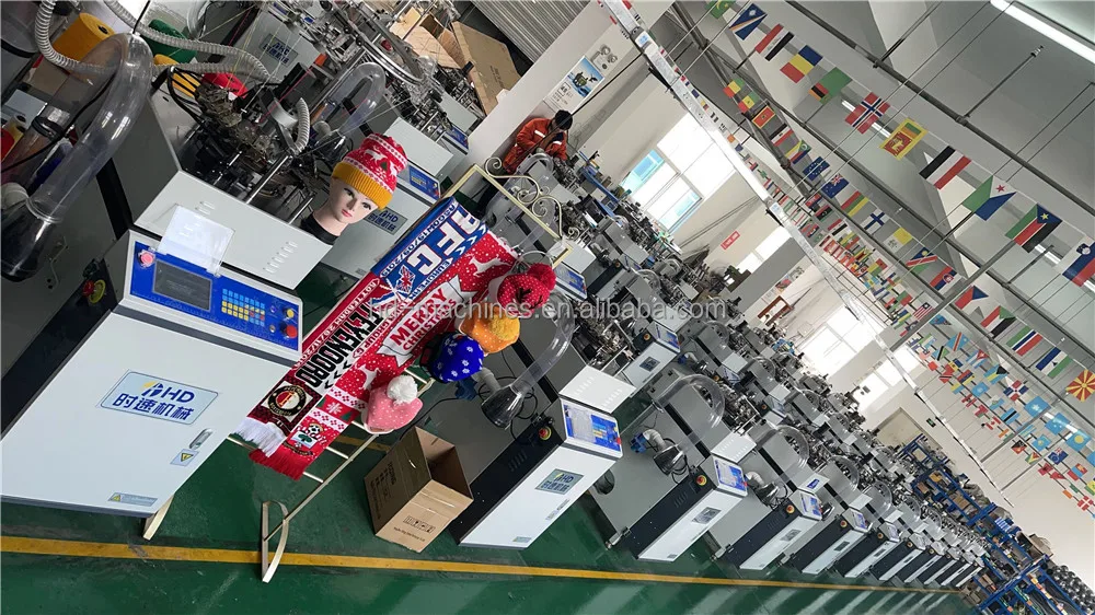 High Speed Small Diameter Single Jersey Circular beanie cap  scarf  Knitting Machinery