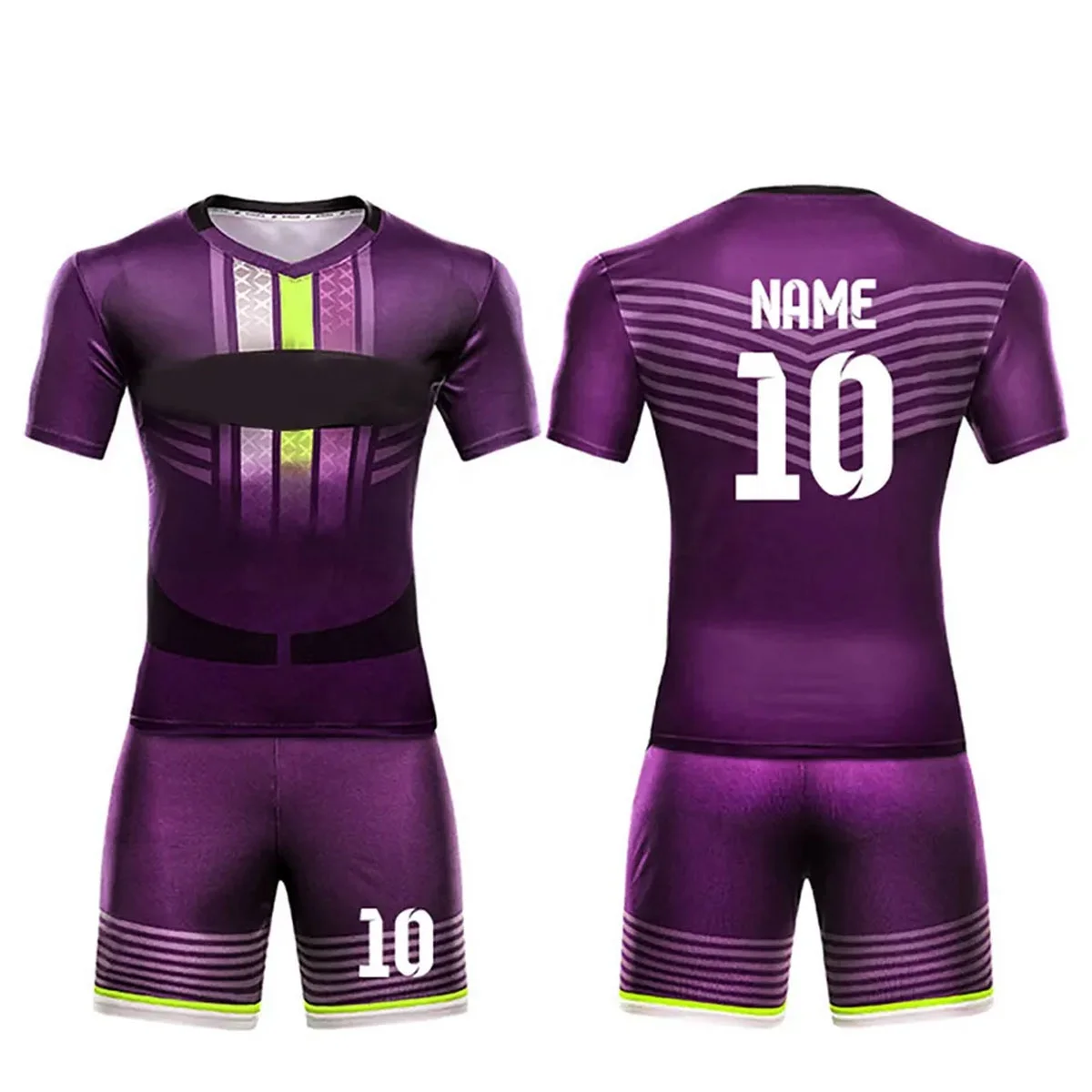 Wholesale Football Jersey Custom Uniform Designs Men Soccer Uniform Comfort Breathable 100% Polyester Quick Dry BY AZNAIB SPORT