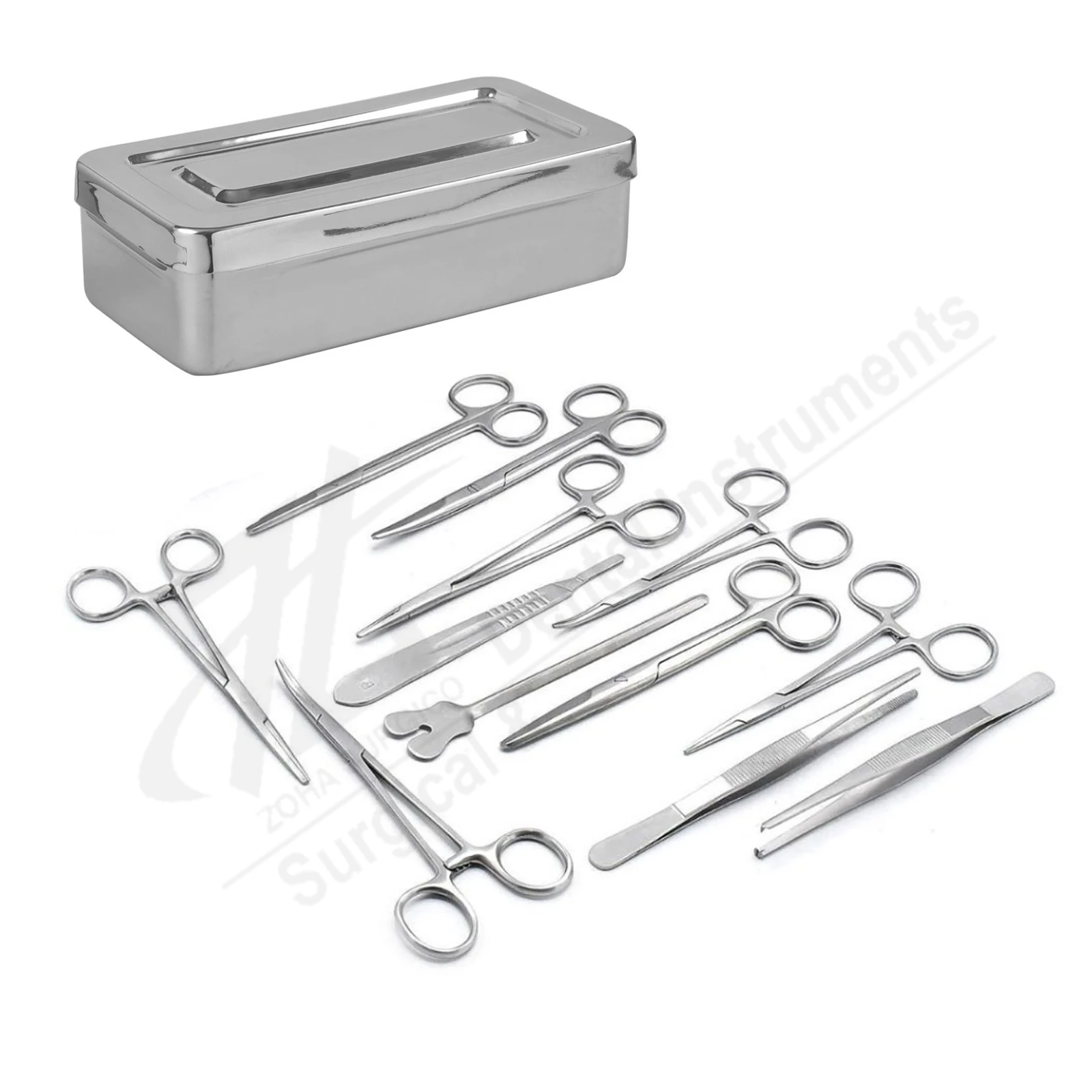 Набор хирургических инструментов из нержавеющей стали