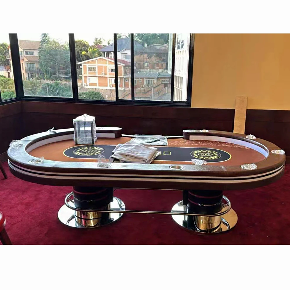 YH Entertainment Deluxe 10 Person 96 In Poker Table Digital Casino Table Tavolo Da Poker Common Gambling Table