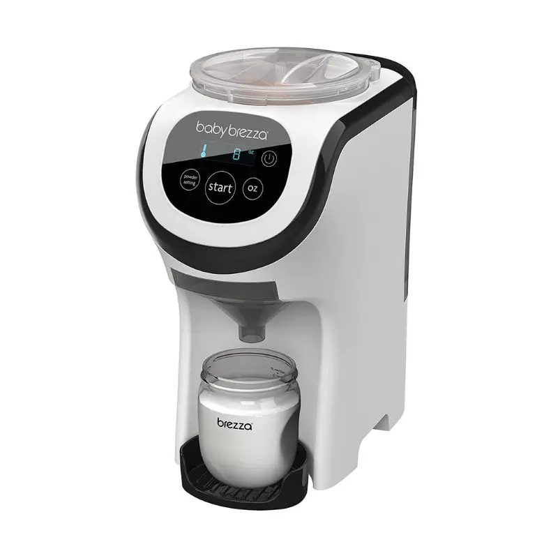 Compact and space-saving, the Baby Brezza Formula Pro Mini Baby Formula Maker is a compact baby formula mixer machine