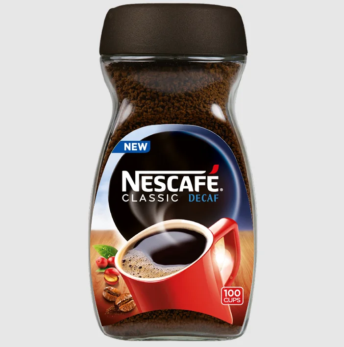 Заводская поставка оптовая цена высокое качество мгновенный кофе Nescafe Decaf доступно для продажи