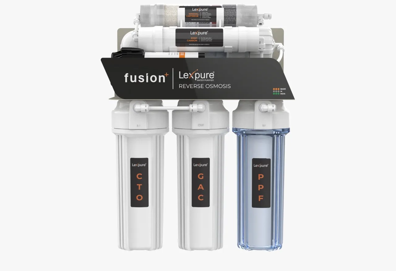 Lexpure Fusion RO system 75/100 gpd 5,6,7 stage filter Booster pump 2000/3000/4000 tds membrane filtration with Faucet