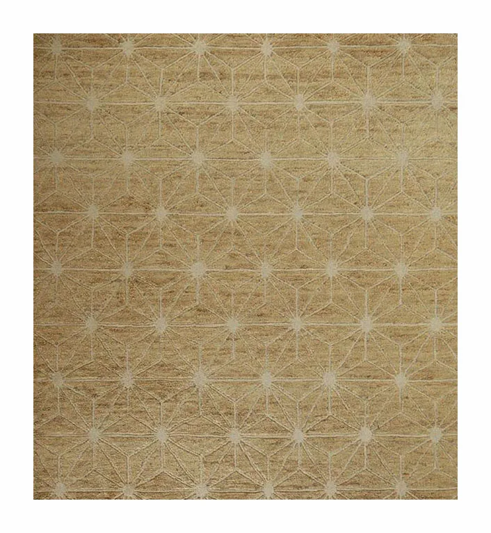 Hot Promotion Modern Design Hand Knotted Wool and Viscose Carpet