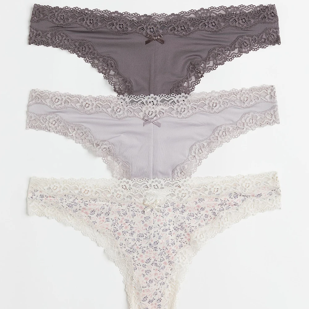 Top Trending Custom Men Women Ladies Cotton Shorts Panties Middle Waist Underpants Laser Cut Traceless Underwear Woman