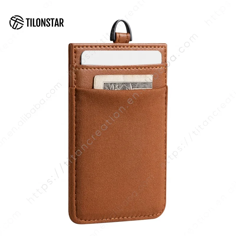 Новый продукт премиум прочная кожаная визитная карточка с именем и разрешением на работу держатель для карт со съемным ремешком шею